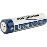 Ansmann Li-Ion Akku 18650 Genopladeligt batteri Lithium-Ion (Li-Ion) Genopladeligt batteri, Lithium-Ion (Li-Ion), 3,6 V, 2600 mAh, 9,36 Wh, Sølv