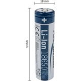 Ansmann Li-Ion Akku 18650 Genopladeligt batteri Lithium-Ion (Li-Ion) Genopladeligt batteri, Lithium-Ion (Li-Ion), 3,6 V, 2600 mAh, 9,36 Wh, Sølv