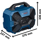 Bosch 06014A6000, Højttaler Blå/Sort