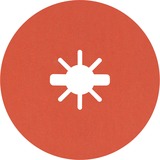 Bosch 2608621821 Fiberscheibe O 115 mm Körnung 60 25 St. Rustfrit stål Slibeskive Slibeskive, Rustfrit stål, Orange, Rund, 2,22 cm, 11,5 cm