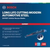 Bosch 2 608 900 381 stiksav, rullesav & sabelsavklinge Saber savklinge Karbid 3 stk Saber savklinge, Glas, Stål, Karbid, Blå, 17,5 cm, 3 mm