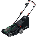 Bosch Batteridrevet plæneklipper Rotak18V2-43, 36 volt (2x18V) + kniv + mulching-stik Grøn/Sort
