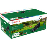 Bosch Batteridrevet plæneklipper Rotak18V2-43, 36 volt (2x18V) + kniv + mulching-stik Grøn/Sort