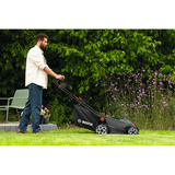 Bosch Batteridrevet plæneklipper Rotak18V2-43, 36 volt (2x18V) + kniv + mulching-stik Grøn/Sort