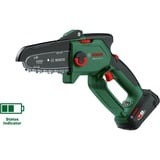 Bosch EasyChain 18V-15-7 Sort, Grøn, Motorsav Grøn/Sort, 13 cm, 15 cm, 6,95 m/s, 1,1 mm, Sort, Grøn, Batteri