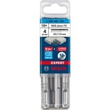 Bosch Expert SDS plus-7X Hammer drill bit 10 stk, Boremaskine Borehammer, Hammer drill bit, 4 mm, 115 mm, Beton, Sten, 5 cm