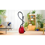 Bosch Serie 4 BGD38RD1H støvsuger 4 L Tromle vakuum Dry 600 W Støvpose, Gulv støvsuger Rød, 600 W, Tromle vakuum, Dry, Støvpose, 4 L, mikro
