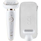 Braun Silk-épil 9 81688639 hårfjerner 40 pincetter Hvid, Guld, Epilator Hvid/Guld, Hvid, Guld, 40 pincetter, Armhule, Bikini, Front thigh, Indvendige overarme, Eksfoliering, LED, Kina