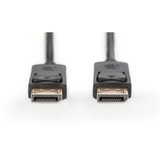 Digitus AK-340100-150-S, Kabel Sort
