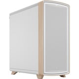 Fractal Design Summit Chalk White Solid, Towerkabinet Hvid/træ