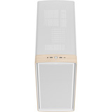 Fractal Design Summit Chalk White Solid, Towerkabinet Hvid/træ