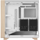 Fractal Design Summit Chalk White Solid, Towerkabinet Hvid/træ
