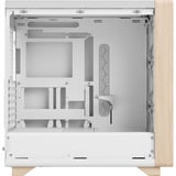 Fractal Design Summit Chalk White Solid, Towerkabinet Hvid/træ