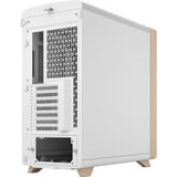 Fractal Design Summit Chalk White Solid, Towerkabinet Hvid/træ