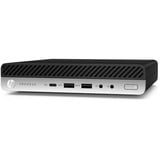 HP A67841V1, Mini-PC Sort/Sølv