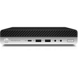 HP ProDesk 600 G5 MP Genanvendt, Mini-PC Sort/Sølv