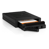 Icy Dock ExpressCage MB741V4P-B, Indramning Sort