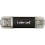 Intenso 3539480 USB-nøgle 32 GB USB Type-A / USB Type-C 3.2 Gen 1 (3.1 Gen 1) Anthracit, USB-stik antracit/gennemsigtig, 32 GB, USB Type-A / USB Type-C, 3.2 Gen 1 (3.1 Gen 1), 70 MB/s, Hætte, Anthracit