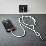 Intenso Cell Phone Charging Lanyard 7991007, Kabel lysegrøn