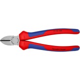 KNIPEX 70 02 180 Diagonale horisontale tænger tang, Skære tang Blå, Diagonale horisontale tænger, Krom-vanadium-stål, Plastik, Blå/rød, 18 cm, 252 g