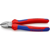 KNIPEX 70 02 180 Diagonale horisontale tænger tang, Skære tang Blå, Diagonale horisontale tænger, Krom-vanadium-stål, Plastik, Blå/rød, 18 cm, 252 g