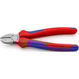 KNIPEX 70 02 180 Diagonale horisontale tænger tang, Skære tang Blå, Diagonale horisontale tænger, Krom-vanadium-stål, Plastik, Blå/rød, 18 cm, 252 g