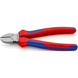 KNIPEX 70 02 180 Diagonale horisontale tænger tang, Skære tang Blå, Diagonale horisontale tænger, Krom-vanadium-stål, Plastik, Blå/rød, 18 cm, 252 g