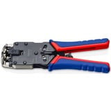 KNIPEX 97 51 12 tang, Crimpning værktøj Blå/Rød, Stål, Blå/rød, 20 cm, 533 g