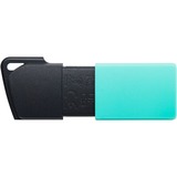 Kingston DataTraveler 256 GB USB 3.2 Gen1 Exodia M (sort + turkis), USB-stik Turkis/Sort, 256 GB, USB Type-A, 3.2 Gen 1 (3.1 Gen 1), Glide, 10 g, Sort, Turkis