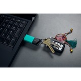 Kingston DataTraveler 256 GB USB 3.2 Gen1 Exodia M (sort + turkis), USB-stik Turkis/Sort, 256 GB, USB Type-A, 3.2 Gen 1 (3.1 Gen 1), Glide, 10 g, Sort, Turkis