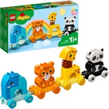LEGO DUPLO Mit første dyretog, Bygge legetøj Byggesæt, 1,5 År, Plast, 15 stk, 474 g