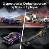 LEGO Speed Champions Mopar Dodge//SRT Top Fuel-dragster og 1970 Dodge Challenger T/A, Bygge legetøj Byggesæt, Dreng/Pige, 8 År, Plast, 627 stk, 734 g