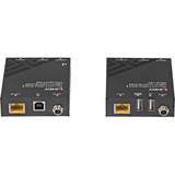 Lindy 70m Cat.6 KVM Extender, HDMI-udvidelse forlænger Sort