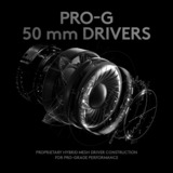 Logitech PRO X Headset 3,5 mm stik Sort, Gaming headset Sort, Headset, Headset, Spil, Sort, Binaural, 2 m