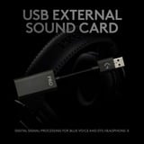 Logitech PRO X Headset 3,5 mm stik Sort, Gaming headset Sort, Headset, Headset, Spil, Sort, Binaural, 2 m