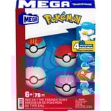 Mattel Pokémon Vandtype, Bygge legetøj Byggesæt, 6 År, Plast, 79 stk, 350,6 g