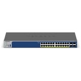 Netgear GS728TXP L2/L3 10G Ethernet (100/1000/10000) Strøm over Ethernet (PoE) Sort, Switch grå, L2/L3, 10G Ethernet (100/1000/10000), Fuld duplex, Strøm over Ethernet (PoE), Stativ-montering