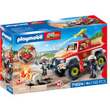 PLAYMOBIL Action Heroes Brandbil, Bygge legetøj 