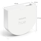 Philips Wall switch module 1-pak Hvid, Philips Wall switch module 1-pak, Trådløs, Hvid, IP20, Plast, IP20, III
