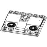 Respekta KM4295I-28, Separat komfur Sort