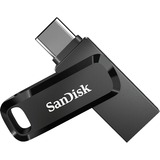 SanDisk Ultra Dual Drive Go USB-nøgle 32 GB USB Type-A / USB Type-C 3.2 Gen 1 (3.1 Gen 1) Sort, USB-stik Sort, 32 GB, USB Type-A / USB Type-C, 3.2 Gen 1 (3.1 Gen 1), 150 MB/s, Svirvel, Sort