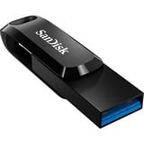 SanDisk Ultra Dual Drive Go USB-nøgle 32 GB USB Type-A / USB Type-C 3.2 Gen 1 (3.1 Gen 1) Sort, USB-stik Sort, 32 GB, USB Type-A / USB Type-C, 3.2 Gen 1 (3.1 Gen 1), 150 MB/s, Svirvel, Sort