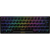 Sharkoon SGK50 S4 tastatur USB AZERTY Fransk Sort, Gaming-tastatur Sort, FR-layout, Kalih rød, 60%, USB, AZERTY, RGB LED, Sort