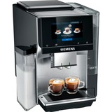 Siemens TQ707D03 kaffemaskine Fuld-auto Kombi kaffemaskine 2,4 L, Kaffe/Espresso Automat rustfrit stål/Sort, Kombi kaffemaskine, 2,4 L, Kaffebønner, Indbygget kværn, 1500 W, Sort
