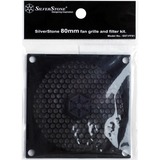 SilverStone FF81 Andet Computeretui Dele, Støv filter Sort, Andet, Syntetisk ABS, Sort, 80 mm, 80 mm, 80 mm