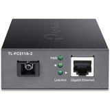 TP-Link TL-FC311A-2 netværksomformer til medie 1000 Mbit/s Enkeltilstand Sort, Konverter 1000 Mbit/s, IEEE 802.3ab, IEEE 802.3i, IEEE 802.3u, IEEE 802.3z, Gigabit Ethernet, 10,100,1000 Mbit/s, 1000 Mbit/s, Fuld, Halvt