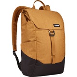 Thule Lithos TLBP-113 Wood Thrush/Black rygsæk Sort, Brun Polyester Gul/Sort, By, 38,1 cm (15"), Notebook rum, Polyester