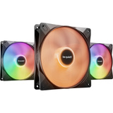 be quiet! Light Wings LX PWM 140mm Omvendt, Sag fan Sort