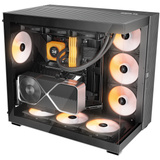 be quiet! Light Wings LX PWM 140mm Omvendt, Sag fan Sort