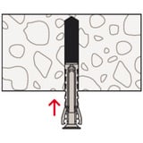 fischer Expansionspløk SX Plus 14x70, Dyvel Lys grå